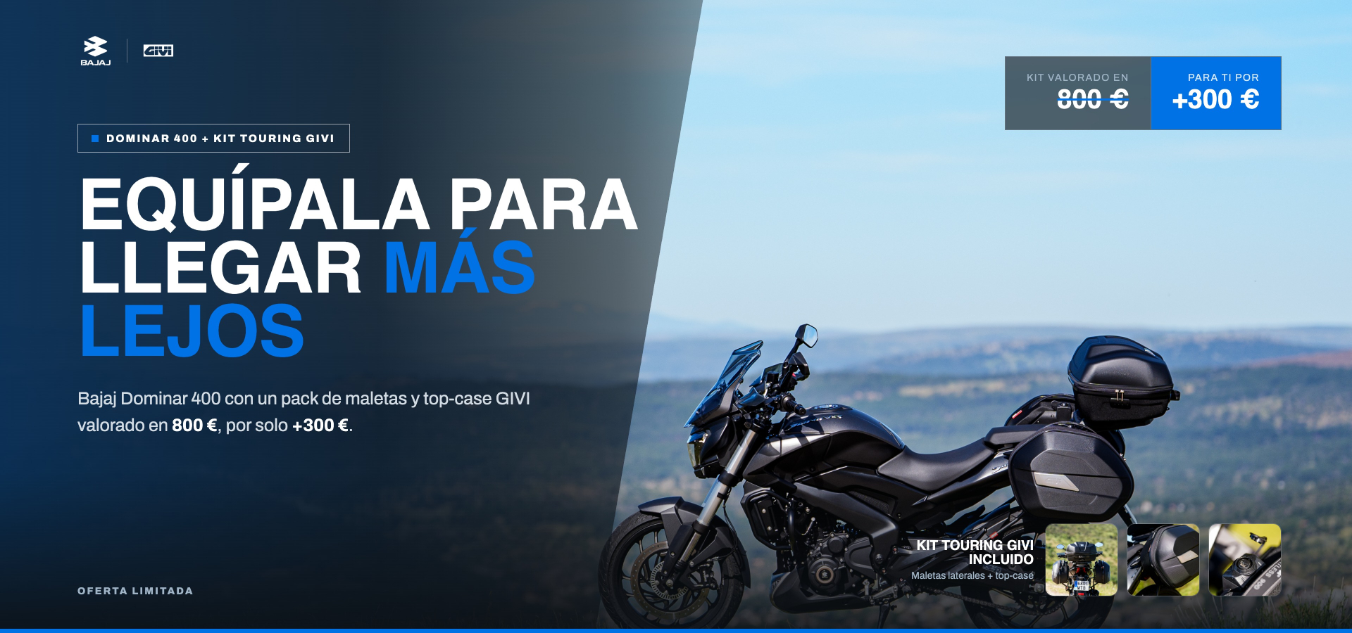 Dominar 400 + GIVI